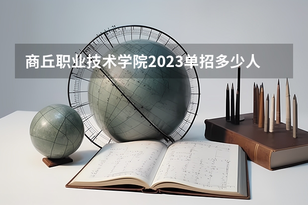 商丘职业技术学院2023单招多少人