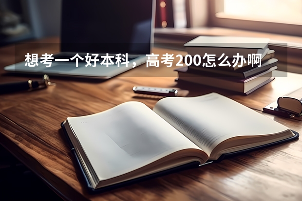 想考一个好本科，高考200怎么办啊？沈阳最好的单招地方是什么啊？专门培训的有吗？天胜单招是吗？