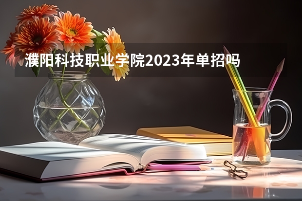 濮阳科技职业学院2023年单招吗