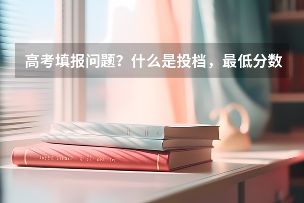 高考填报问题？什么是投档，最低分数线？专科。