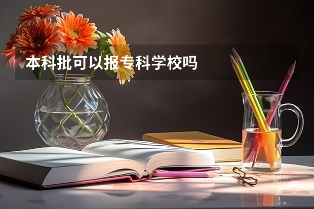 本科批可以报专科学校吗