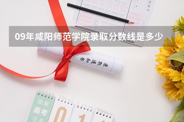 09年咸阳师范学院录取分数线是多少？