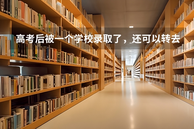 高考后被一个学校录取了，还可以转去另外一个学校吗？