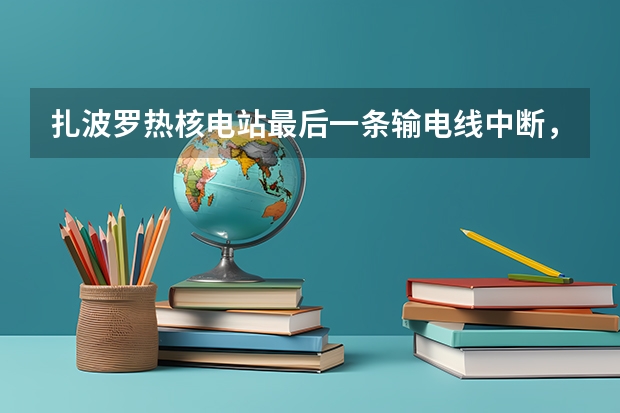 扎波罗热核电站最后一条输电线中断，目前当地电力供应情况如何？