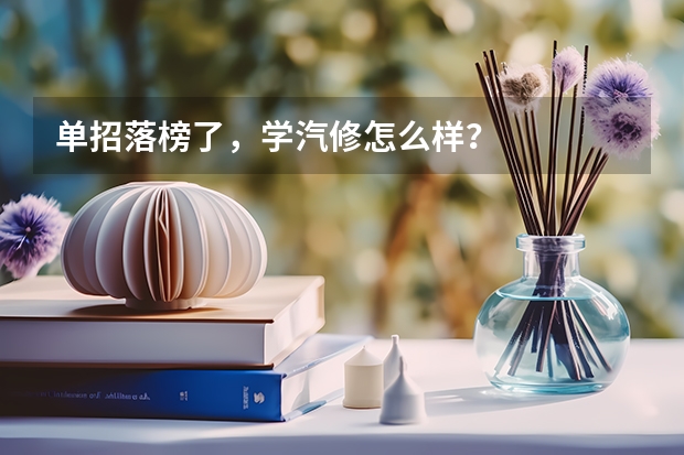 单招落榜了，学汽修怎么样？