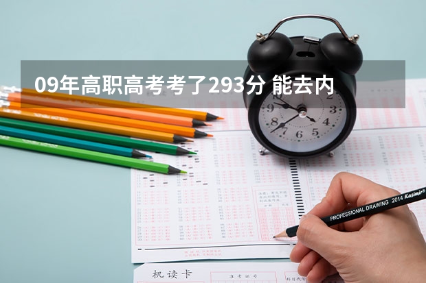 09年高职高考考了293分 能去内蒙古哪个职业院校 急急急啊！救救我啊！