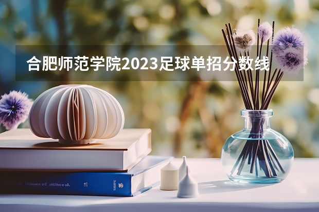 合肥师范学院2023足球单招分数线（山东体育学院足球单招估计2023年分数）